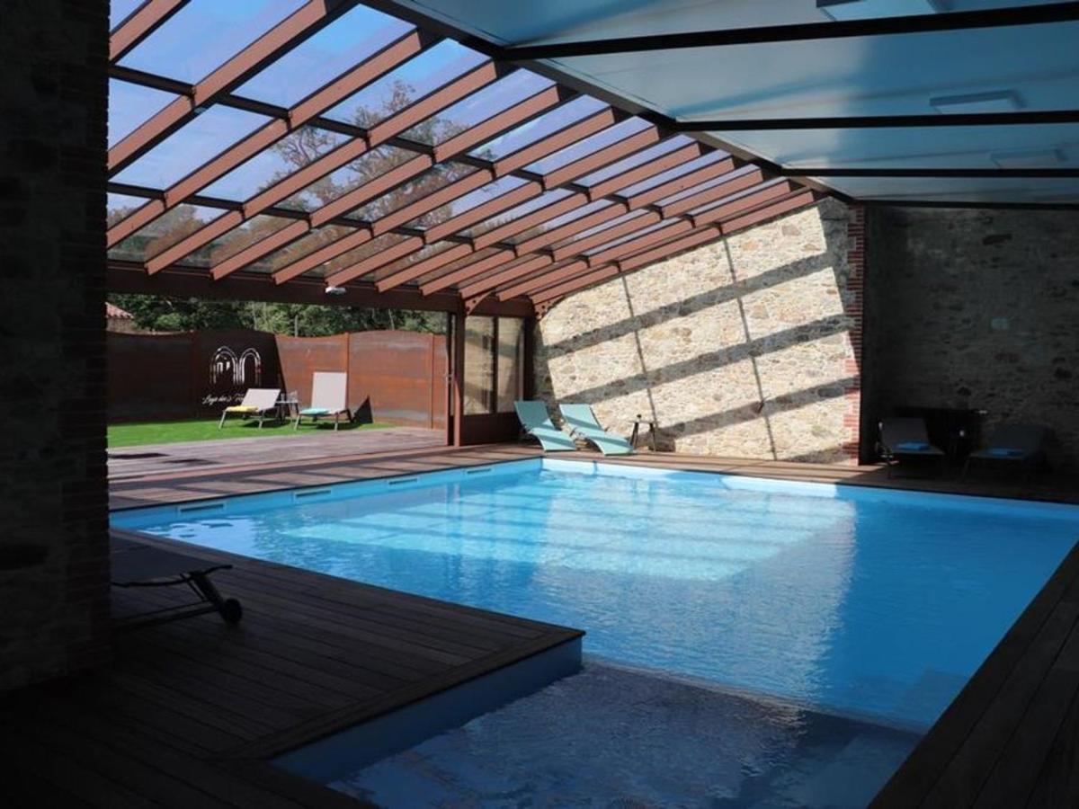 Gite 18Eme Renove Avec Piscine Couverte, Terrasse, Loisirs Et Wifi - 6 Pers. - Fr-1-426-432 Les Herbiers Buitenkant foto